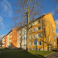 Wärmedämmfassade, Mineralwolldämmung und mineralischer Oberputz