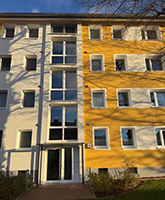 Wärmedämmfassade, Mineralwolldämmung und mineralischer Oberputz